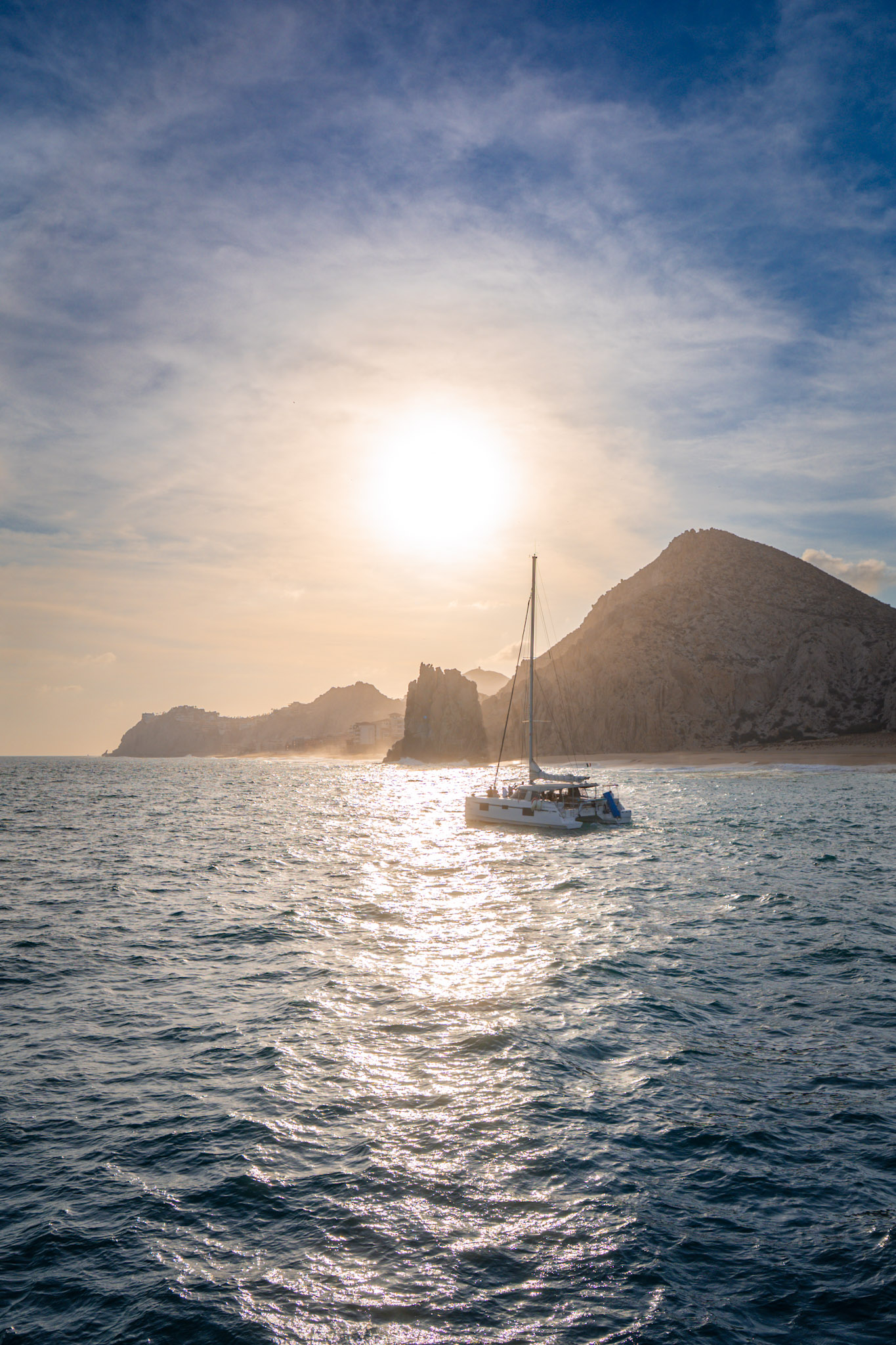 Catamaran off Cabo